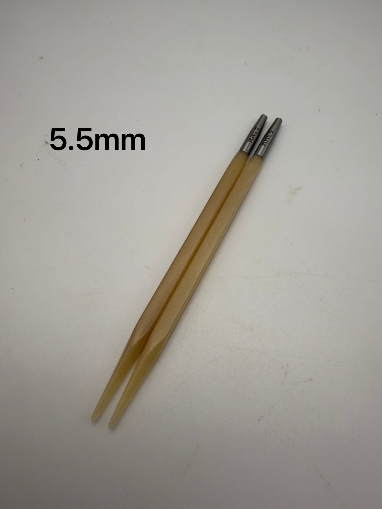 Camel bone square head knitting needles