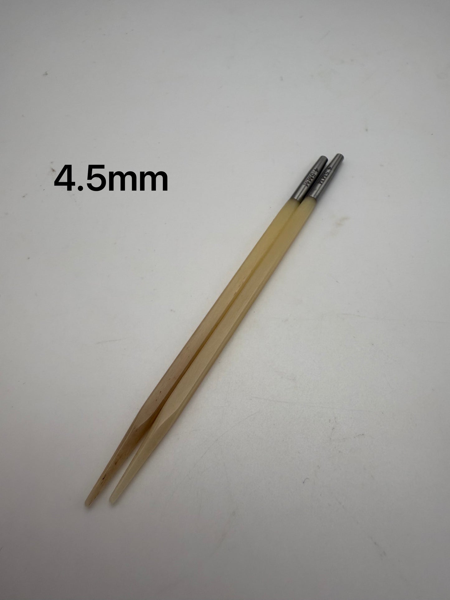 Camel bone square head knitting needles