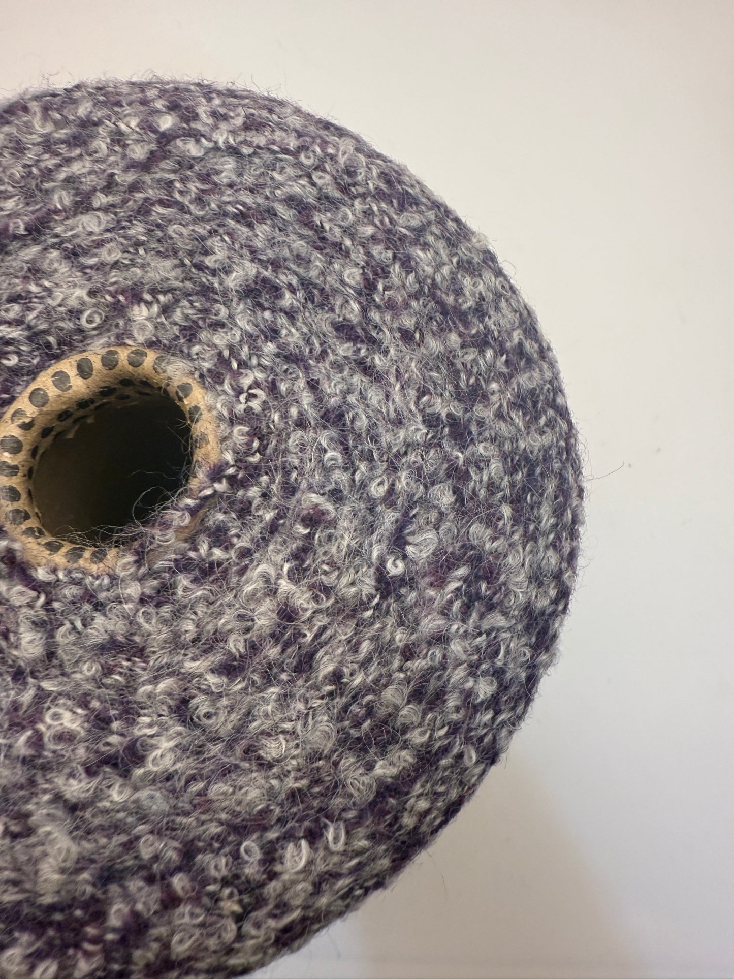 Wool boucle - purple