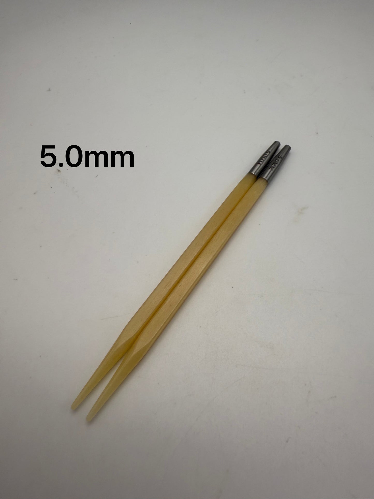 Camel bone square head knitting needles