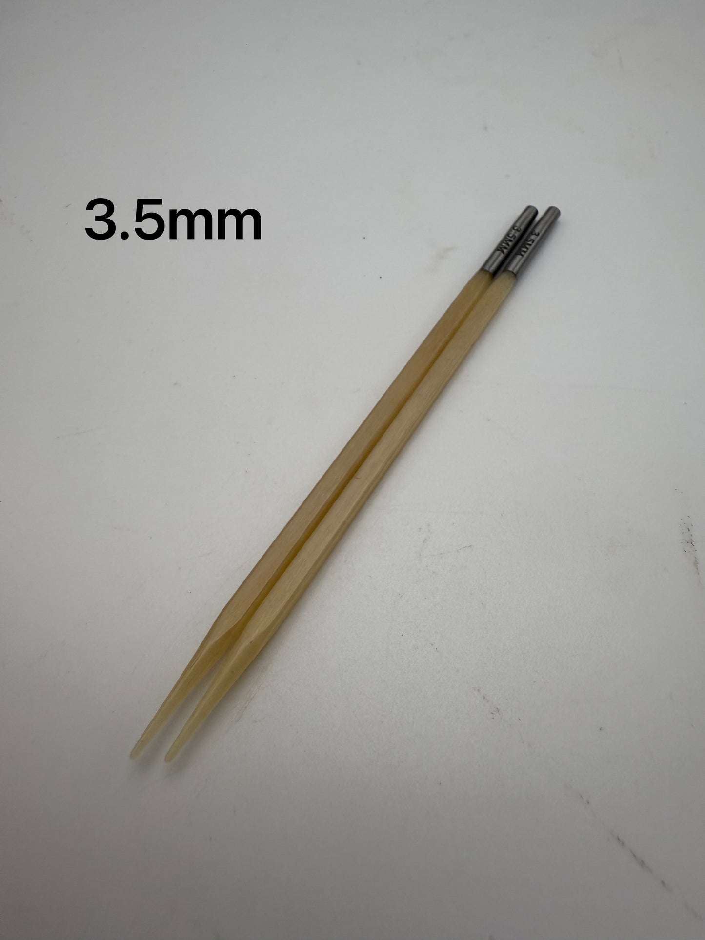 Camel bone square head knitting needles