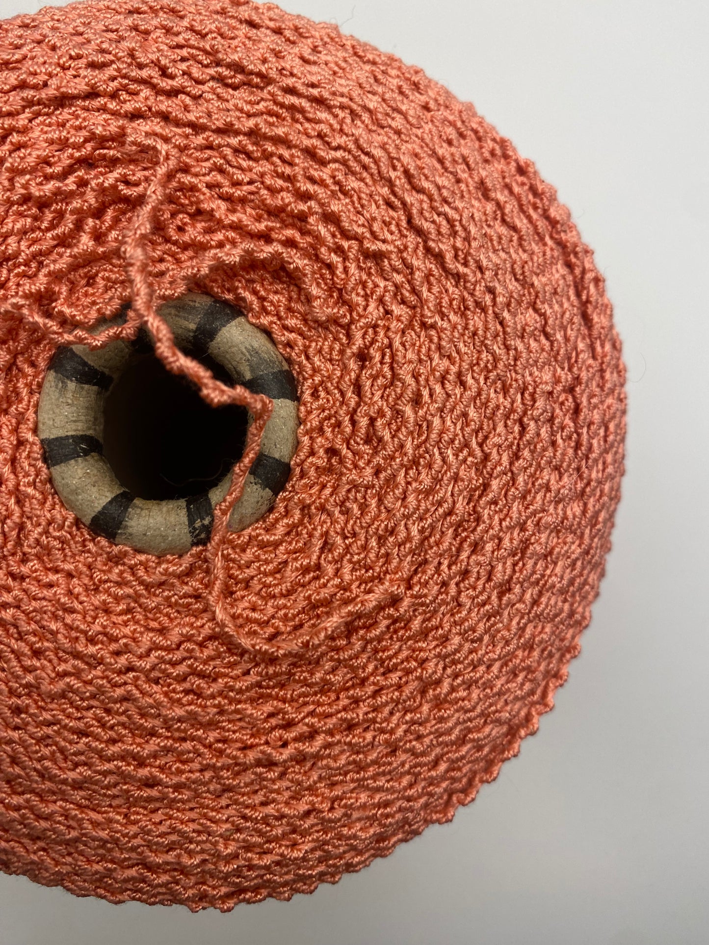100% spun silk - peach