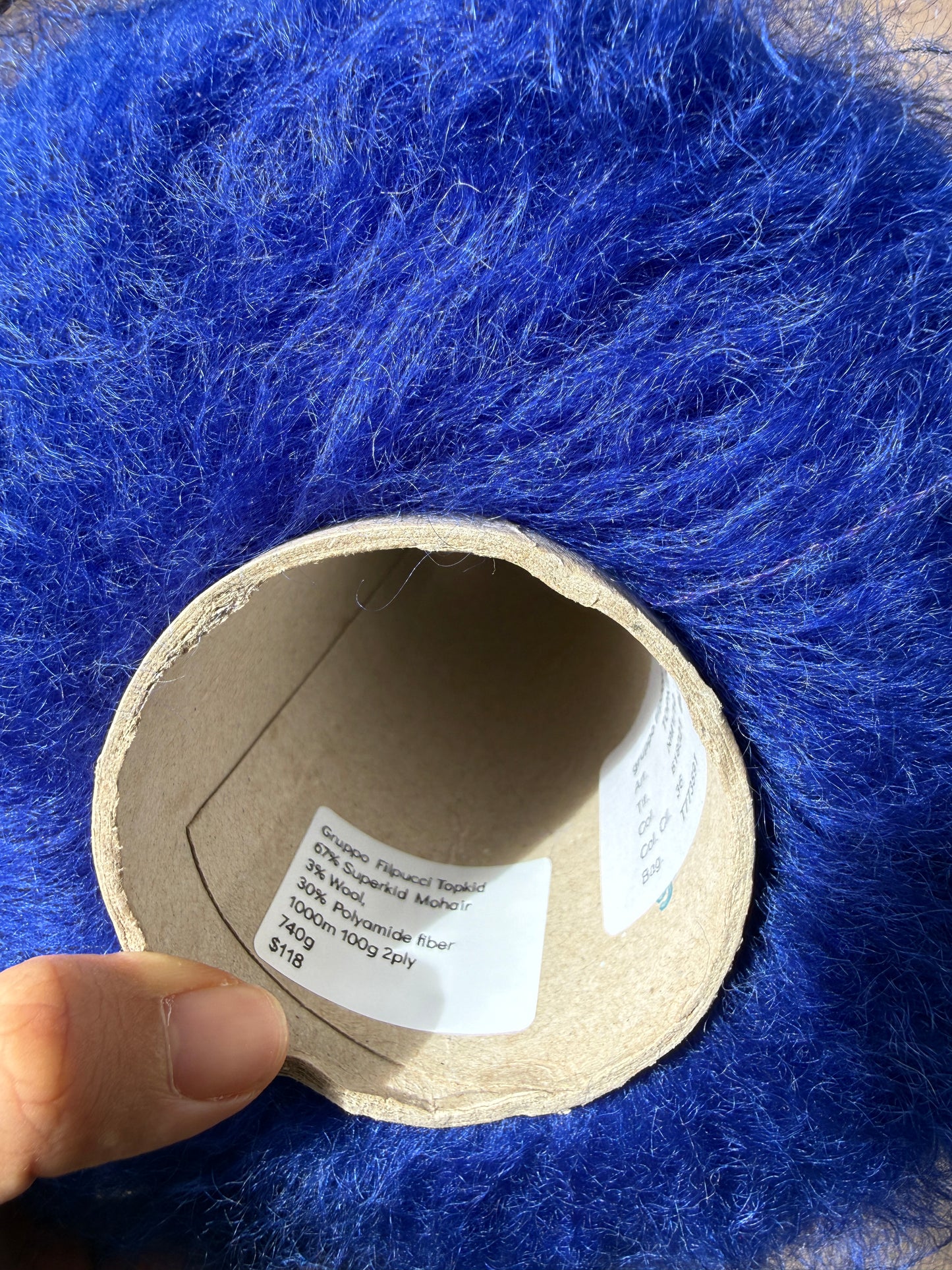 Superkid mohair - blue