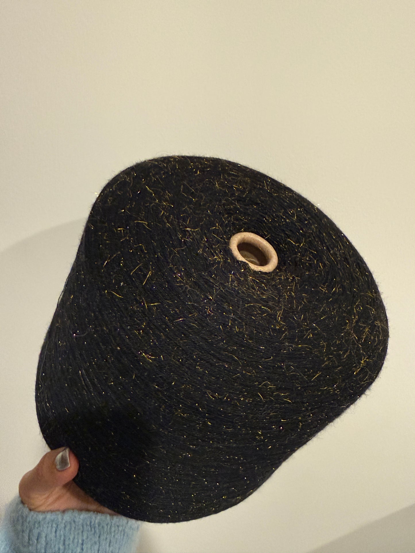 Merino with gold sparkle