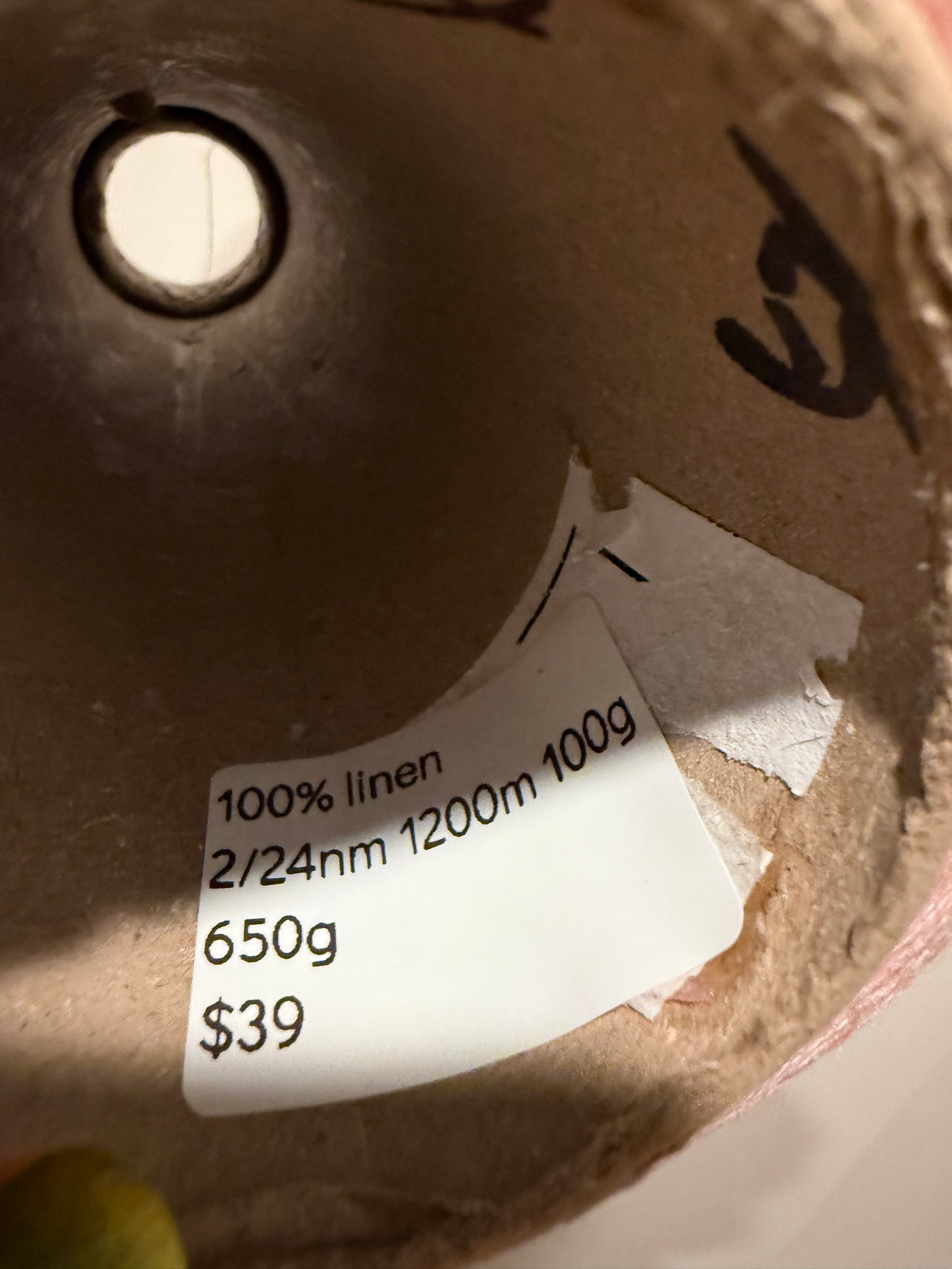 100% linen - cherry blossom