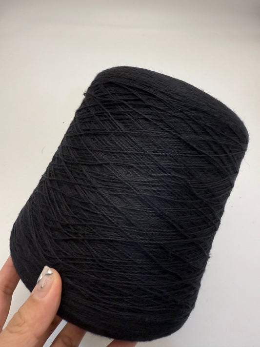 Cotton cashmere - black