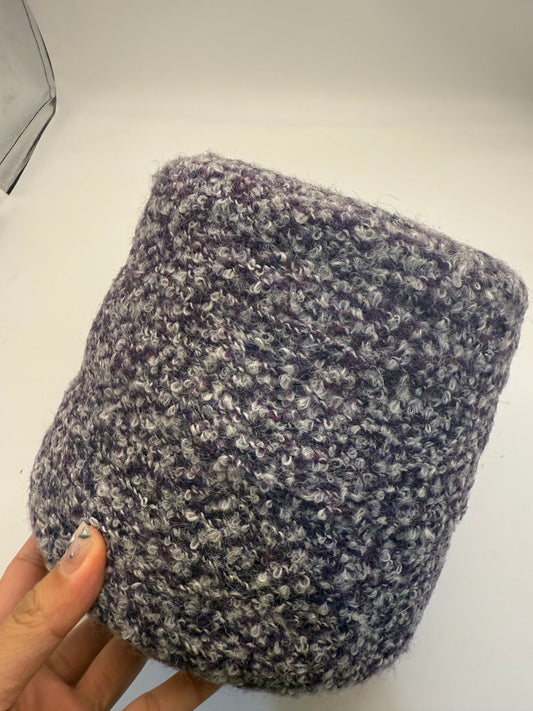 Wool boucle - purple