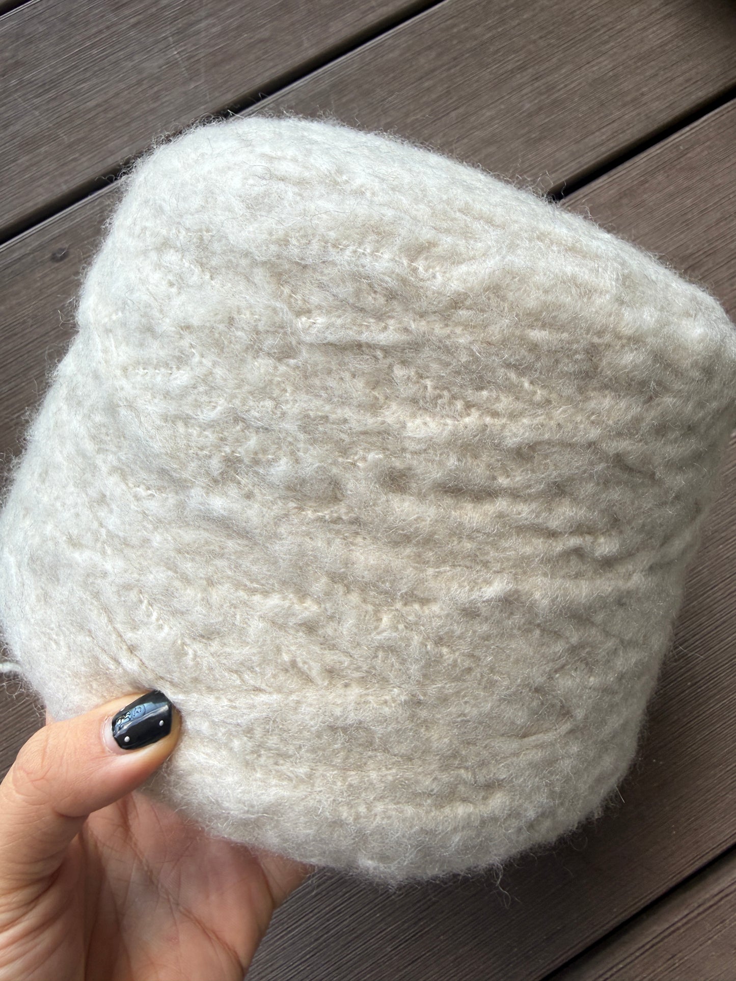 Chunky cashmere - cloud
