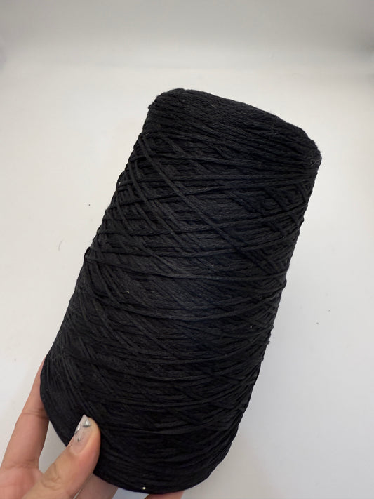 Cotton silk - black