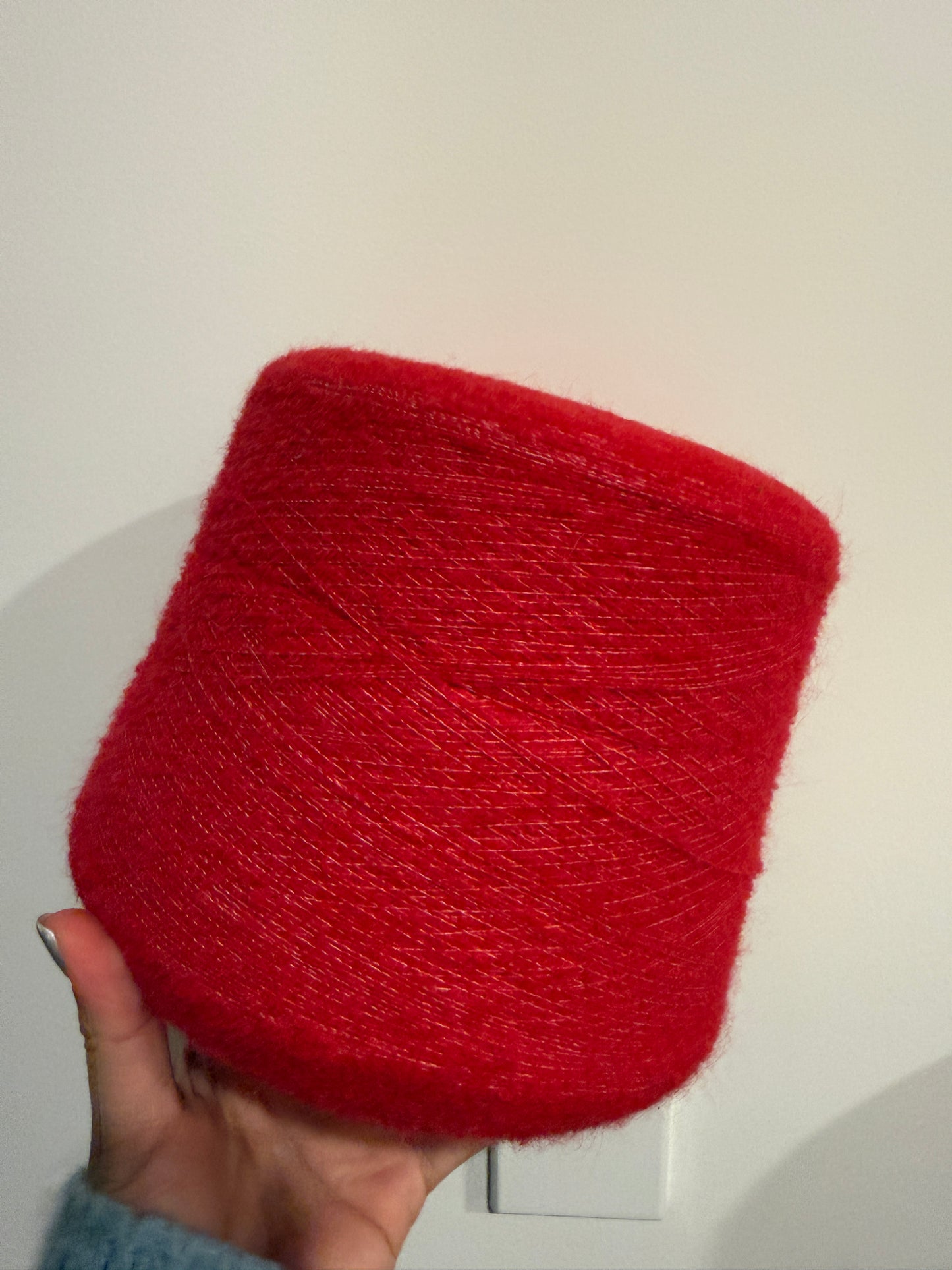 Alpaca wool - red