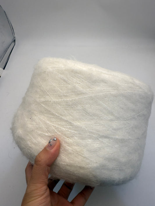 Brushed alpaca - white