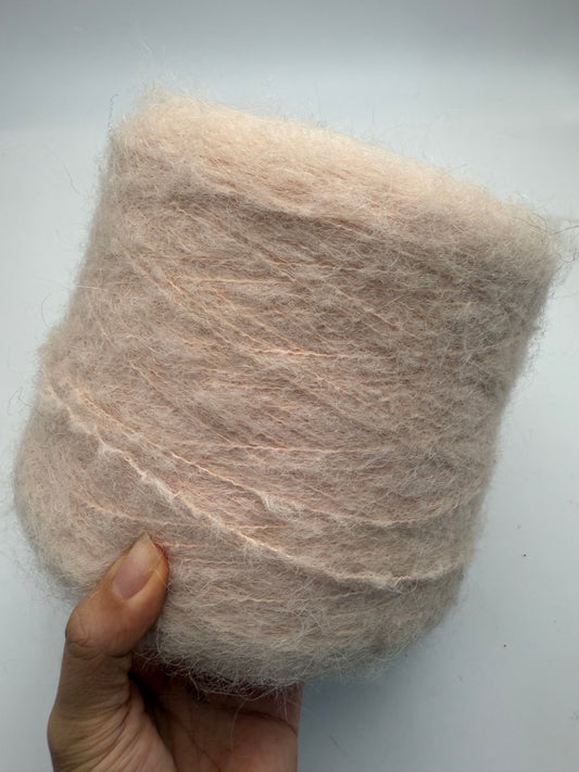 Brushed alpaca 8ply - pink