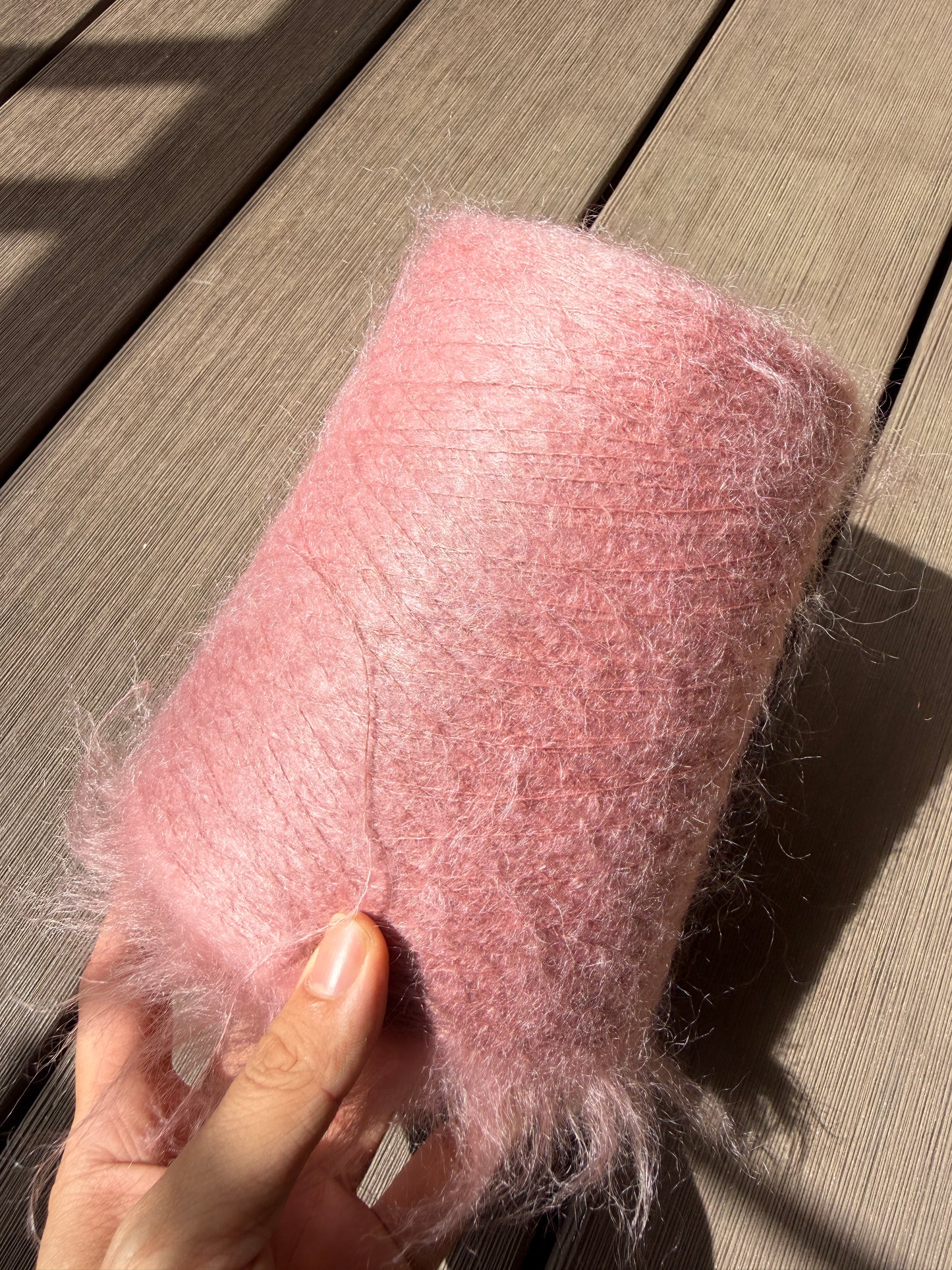 Superkid mohair - dry rose