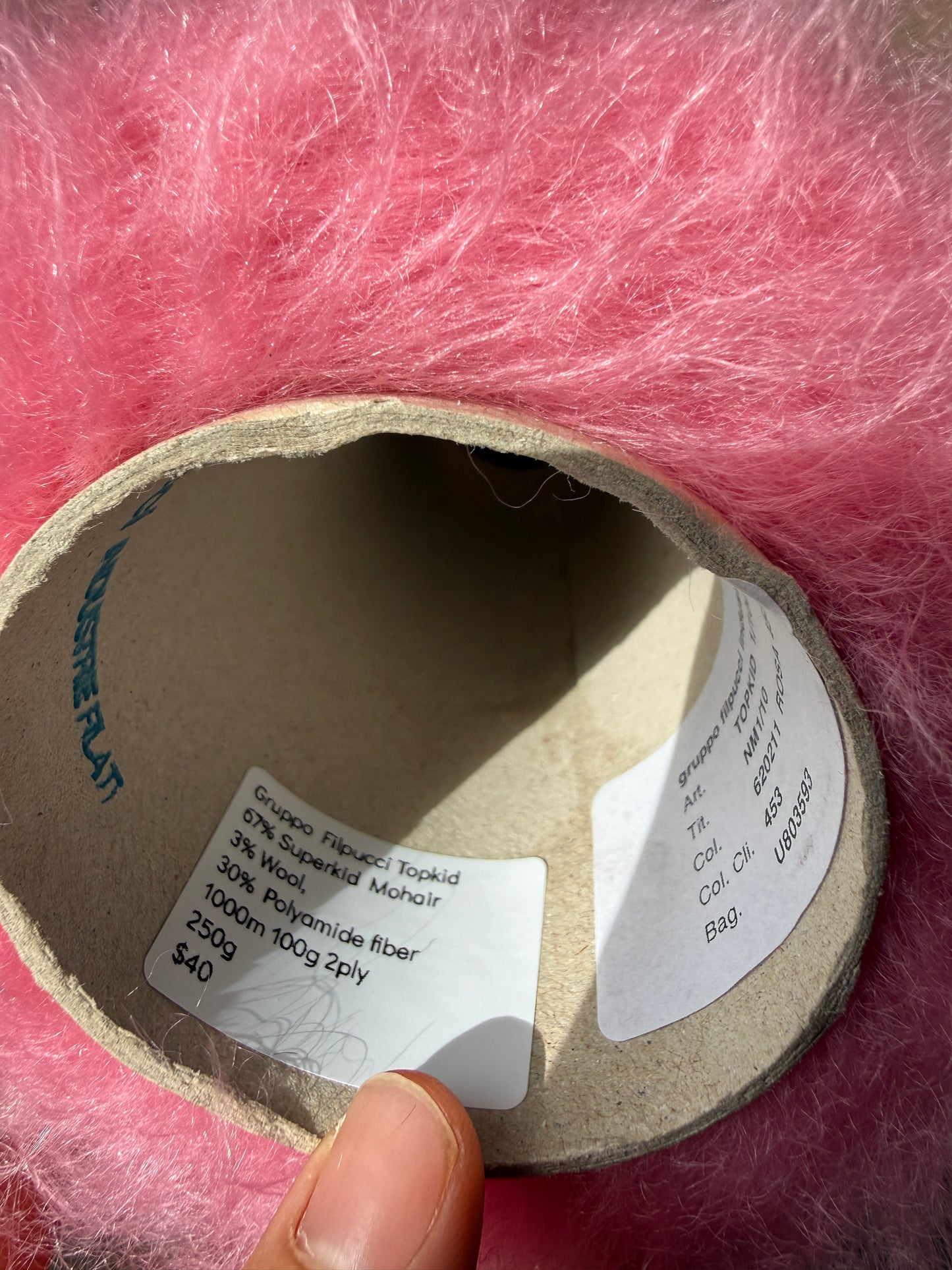 Superkid mohair - candy floss