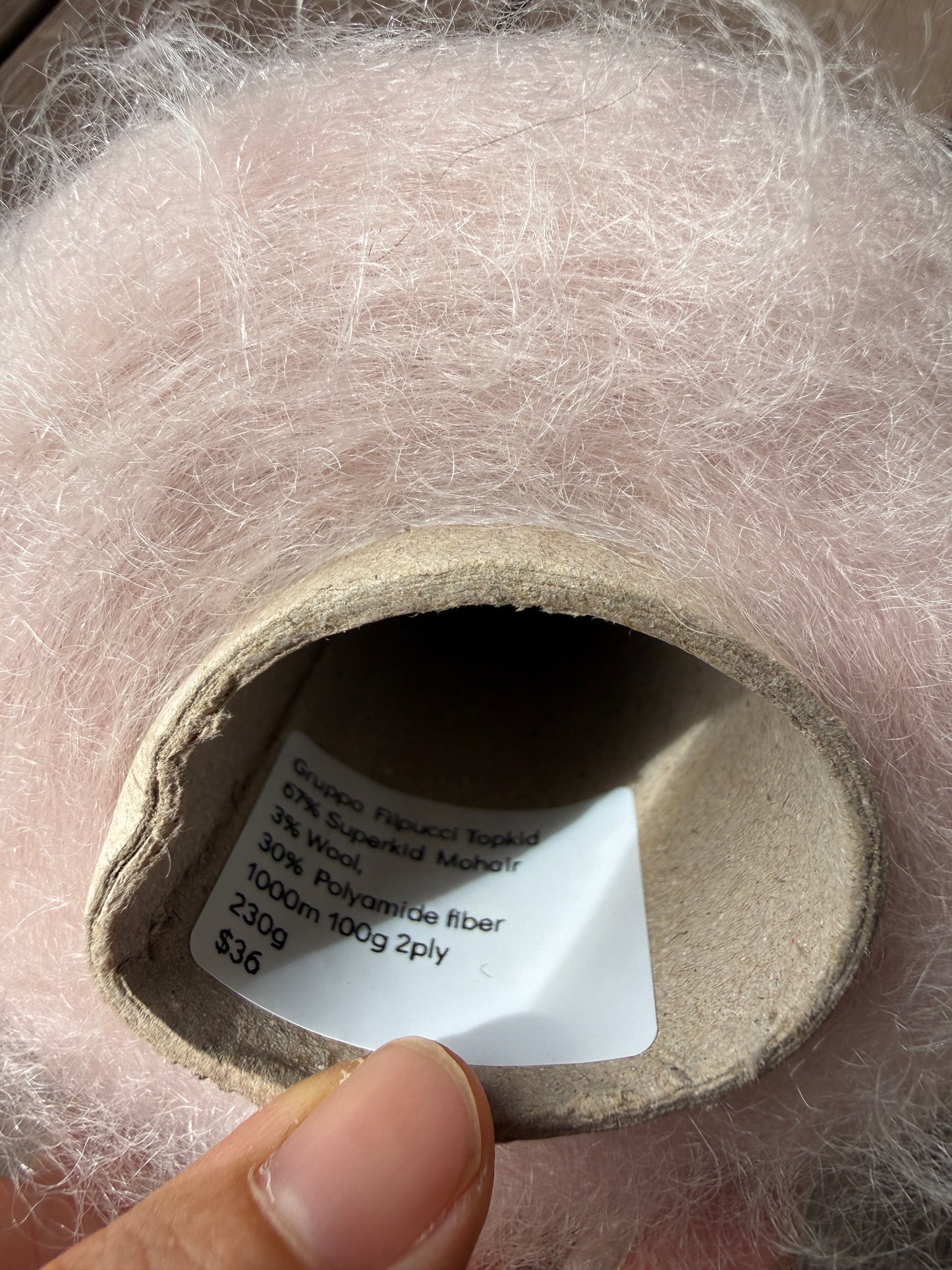 Superkid mohair - light pink